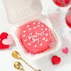 Gift Pink Love Valentines Day Cake 200 Gms