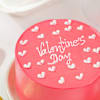 Shop Pink Love Valentines Day Cake 200 Gms