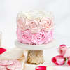 Gift Pink Ombre Rose Cake (1 Kg)