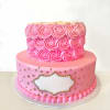 Pink Ombre Roses Semi Fondant Cake (5 Kg) Online