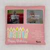Gift Pink Polka Dots Personalized Birthday Cushion & Mug