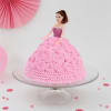Gift Pink Rose Dress Barbie Cake (2.5 Kg)