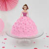 Pink Rose Dress Barbie Cake (2.5 Kg) Online