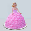 Pink Rose Dress Barbie Cake (2 Kg) Online