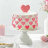 Gift Pink Roses And Cake Emirati Women's Day Gift Combo