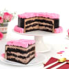 Shop Pink Roses Chocolate Cake (1 Kg)