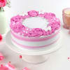 Gift Pink Rosette Cake