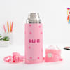 Gift Pink Surprise Personalized Water Bottle For Kids