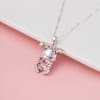 Gift Pink Swarovski Bunny Pendant
