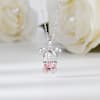 Buy Pink Swarovski Bunny Pendant