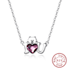 Pink Swarovski Heart Pendant Online