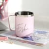 Buy Pink Travel Mug - Stainless Steel - Personalized