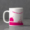 Pink tree Personalized Missing you Mug Online