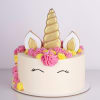 Pink & Yellow Blossoms Unicorn Cake (1.5 Kg) Online
