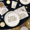 Plate - Happy Birthday - Set Of 8 Online
