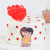 Gift Playful Love Semi-Fondant Cake (1 Kg)