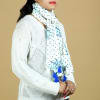 Buy Polka Dot Cotton Stole with Tassels