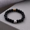 Buy Positivity Howlite And Onyx Couple Bracelet (Set of 2)
