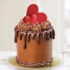Precious Hearts Chocolate Mono Cake Online