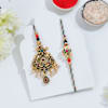Gift Precious Pearls Bhaiya Bhabhi Rakhi Hamper