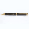 Premium 24 Carat Gold Plated Black Ball Pen - Customized with Logo Online