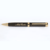 Premium 24 Carat Gold Plated Black Ball Pen - Customized with Name Online