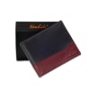 Shop Premium Croc Print Leather Wallet - Maroon & Black