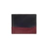 Premium Croc Print Leather Wallet - Maroon & Black Online