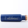 Buy Premium Enamel Coated Aquaholic Personalized Copper Bottle - Blue