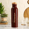 Premium Enamel Coated Personalized Copper Bottle - Red Online