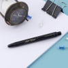 Gift Premium Full Black Ball Pen - Customized with Name