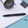 Premium Full Black Ball Pen - Customized with Name Online