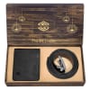 Premium Gift Set of Black Wallet & Belt for Men- Customized with Diwali Theme & Logo Online