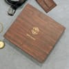 Gift Premium Gift Set of Ladies Clutch & Unisex Travel Wallet- Customized with Logo & Message