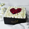 Gift Premium Roses in Heart Arrangement
