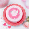 Buy Pretty in Pink Birthday Cake (1 Kg)