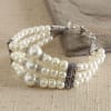 Pretty Pearl and Zircon Fashion Bracelet Online