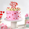 Gift Pretty Pink Valentine Cake (1 Kg)