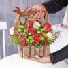 Buy Pretty Xmas Floral Basket