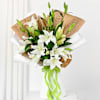 Pristine Lily Elegance Medium Bouquet Online