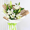 Shop Pristine Lily Elegance Small Bouquet