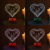 Shop Promise Of Love Personalized LED Lamp - Wooden Finish Base