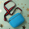 Shop Pug Love Personalized Canvas Bag - Pop Blue