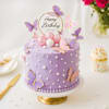 Purple Butterfly Celebration Cake (1kg) Online