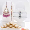 Purple Charm Bhaiya Bhabhi And Kids Rakhi Combo Online