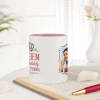 Buy Queen Of Absolutely Everything Personalized Mug With Heart Handle