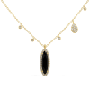 Buy Queen of Black Diamond Silver Pendant Necklace