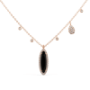 Queen of Black Diamond Silver Pendant Necklace Online