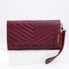 Buy Quilted Two-Fold Women's Wallet - Personalized - Merlot