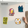 Quirky Beverage Fridge Magnet-Set Of 4 Online